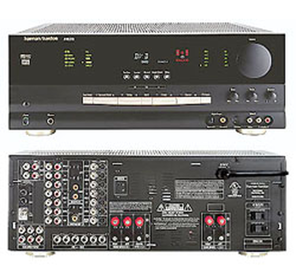 AVR 210 - Black - Audio/Video Receiver With Dolby Digital & DTS (50 watts x 2 | 40 watts x 5) - Hero